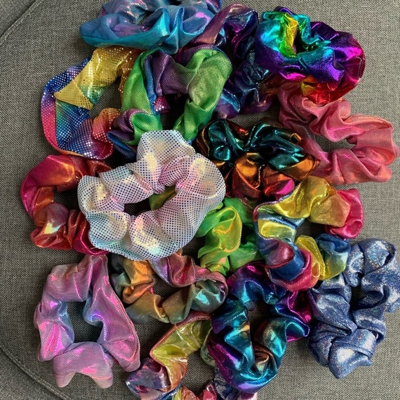 100pc Mixed Assortment Hair Ties & Scrunchies Pre-packed Bundles - Picture 13 of 16